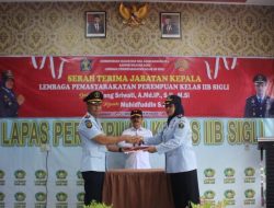 Kakanwil Kemenkumham Aceh Saksikan Sertijab Kepala LPP Sigli 