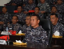 Wadan Kodiklatal Ikuti Exit Briefing Laksamana TNI Yudo Margono Secara Virtual
