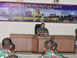 Kodiklatal Gelar Kursus Micro Teaching TNI AL Tahap III TA 2022