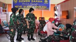 Donor Darah Kowad Kodam II/Sriwijaya