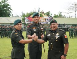 Danrem 074/Warastratama Pimpin Sertijab Danyonif Raider 408/Sbh
