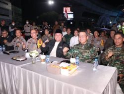 Kapolda Bersama Gubernur Sumsel Untuk Monitoring Pam Pergantian Tahun Baru 2023