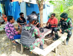 Mamasuki Tahun 2023 Di Papua,  Satgas Yonif Raider 142/KJ Semakin Humanis