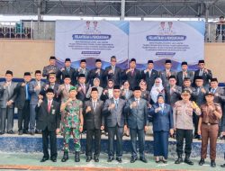 Dandim 1013/Mtw Hadiri Acara Pelantikan dan Pengukuhan serta Pengambilan Sumpah/Janji Pejabat Pimpinan Lingkup Pemerintah Kabupaten Barito Utara