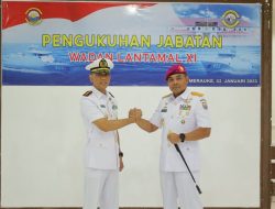 Danlantamal XI Kukuhkan Jabatan Wadan Lantamal XI