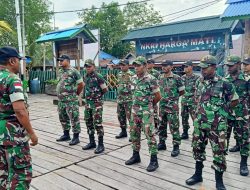 Danramil 1707-08/Agats; Jaga Kesehatan, Kekompakan Dan Hindari Pelanggaran Sekecil Apapun