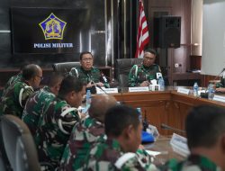 Mengawali Tahun 2023, Danpuspomal Pimpin Rapat Staf