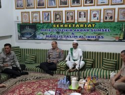 Dalam Rangka Safari Kamtibmas Kapolda Sumsel Bersilaturahmi di Kediaman Ulama Kharismatik Habib Muhammad Naufal