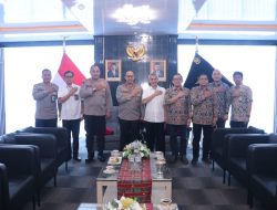 Kapolda Sumsel Menerima Audiensi Kepala Balai Besar Wilayah Sungai Sumsel VIII Ditjen Sumber Daya Air