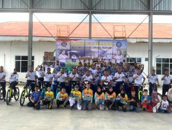 Olahraga Bersama Keluarga Besar Lanudal Manado Untuk Sehatkan Tubuh dan Segarkan Pikiran