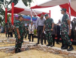 Tinjau Pembangunan di Korem 143/HO, Kasad : Wujud Kecintaan Masyarakat Kepada TNI AD