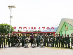 Menhan RI Berikan 25 Unit Motor Untuk Babinsa Pegunungan Papua Kodim 1702/JWY