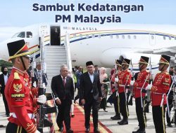 Menteri Basuki Sambut Kedatangan PM Malaysia