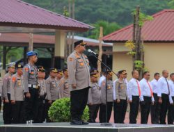 Pimpin Apel Pagi Perdana, Ini Penyampaian Karo SDM Polda Sultra