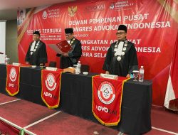 Beri Semangat Sukses, Presiden Kongres Advokat Pimpin Pengangkatan Advokat KAI Sumsel