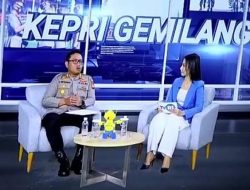 Bahas Situasi Kamtibmas Di Awal Tahun 2023, Kaporles Tanjungpinang Lakukan Dialog Interaktif Bersama TVRI