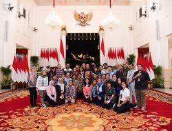 Presiden Jokowi Silaturahmi dengan Wartawan Istana