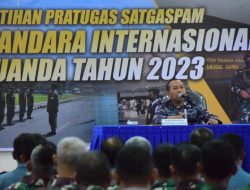 Lanudal Juanda Gelar Latihan Pratugas Satgaspam Bandara Internasional Juanda Tahun 2023