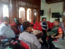 Tingkatkan Sinergitas Babinsa Kelurahan Ketelan Jalin Komunikasi Bersama Bhabinkamtibmas dan Lurah