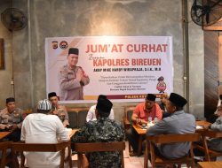 Kapolres Bireuen Tampung Keluhan Masyarakat Lewat Program Jum’at Curhat