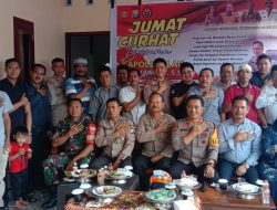 Jum’at Curhat Bersama Kapolsek Lau AKP Makmur Beserta Jajaran
