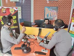 Melalui Radio RRI Pontianak, Biro SDM Polda Kalbar Sosialisasikan Penerimaan Polri Tahun 2023