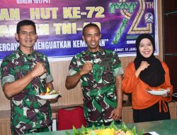Penerangan Korem 181/PVT Memperingati Hari Jadi Ke-72 Tahun Penerangan TNI Angkatan Darat