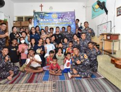 Jelang Perayaan Natal, TNI AL Wilayah Surabaya Gelar Bhakti Sosial