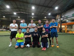 Untuk Menjalin Keakraban dan Silaturahmi Antar Personil, Bidhumas Polda Sumsel Mengadakan Kegiatan Futsal Ceria