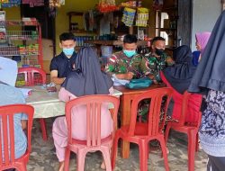 Wujud Peduli Kesehatan Di Perbatasan, Satgas Pamtas Yonif 645/Gardatama Yudha Gelar Posbindu Lansia