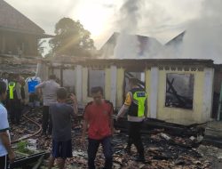 Diduga Akibat Korsleting Listrik, Satu Rumah Warga Desa Pelempang Terbakar