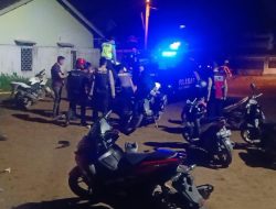 Polrestabes Palembang Amankan Delapan Orang Pelaku Tawuran Beserta Bukti