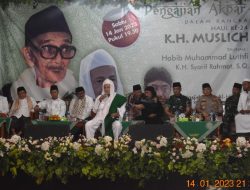 Habib Luthfi Bersama Danrem 071/Wijayakusuma Hadiri Haul Ke-24 KH Muslich Perintis Kanwil Kemenag RI