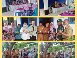 Wujud Dukungan TNI, Danramil 0819-05/Grati Hadiri Acara Peresmian Stunting Center di Desa Ranu Klindungan
