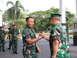Dankodiklatal Terima Kunjungan Irjenal Laksda TNI Sunaryo