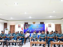 Lantamal XI Ikuti Perayaan Natal Bersama TNI Angkatan Laut Secara Virtual