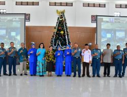 Asintel Danpasmar 3 Ikuti Perayaan Natal Oikumene Tahun 2022 Secara Serentak Di Jajaran TNI AL