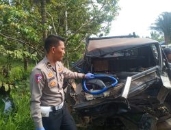 Ngeri!! Kembali Terjadi Lagi Kecelakaan Maut di Jalan Trans Kalimantan, Dua Orang Meninggal Satu Kritis