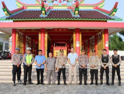Pastikan Perayanan Imlek Aman dan Lancar, Kapolres Muara Enim Turun Langsung Cek Vihara