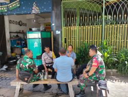 Babinsa dan Bhabinkantibmas Kemlayan Bersinergi Sambangi Warga Binaan