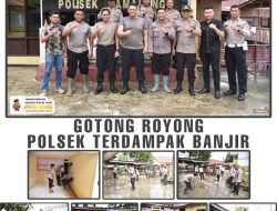 Kapolres Bireuen Pastikan Pelayanan Polsek Terdampak Banjir Tetap Berjalan