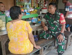 Segelas Kopi Pahit Jadi Sarana Komsonya Babinsa Danukusuman