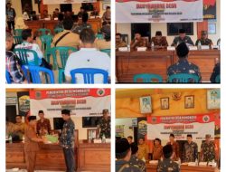 Babinsa Koramil Koramil 11/Beji Hadiri Penetapan RAPBDes Tahun 2023