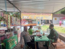 Tingkatkan Ekonomi Masyarakat di Wilayah Binaan, Babinsa Manahan Komsos Dengan Pelaku UMKM