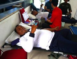 POM Lantamal IV Gelar Acara Donor Darah Menjelang HUT Pomal Ke- 77