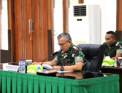Kasdam XII/Tpr Buka Rapat Koordinasi Penyusunan Rentinkon Kodam XII/Tpr TA 2024