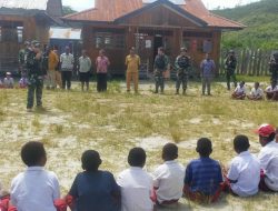 TNI Terus Berupaya Hilangkan Trauma Masyarakat Dan Anak-Anak Pasca Teror Di Kab Pegunungan Bintang