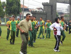 Jaga Kebugaran Tubuh, Kodim 0819 Gelar Senam SKJ-88