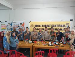 Kanit Samapta Polsek Lubuk Baja Iptu Marsahid Memimpin Kegiatan Jum’at Curhat Kepada Warga Lubuk Baja – Batam