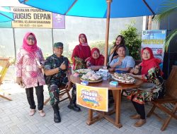 Babinsa Pantau Bazar Produk Kuliner UMKM di Wilayah